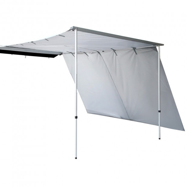 Car Shade Awning 2 X 3M W/ Extension 3 X 2M Grey