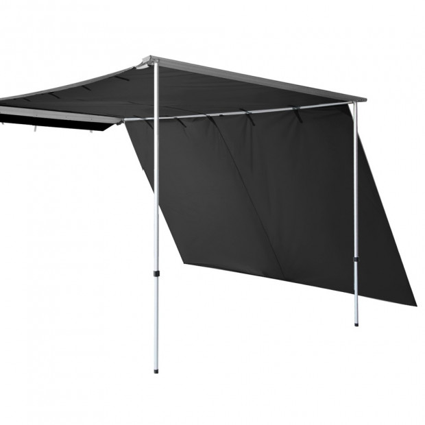 Car Shade Awning 2.5 X 3M W/ Extension 3 X 2M Charcoal Black
