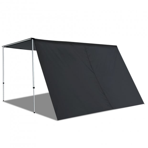Car Shade Awning Extension 3 x 2M - Charcoal Black