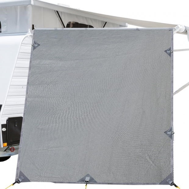 Pop Top Caravan Privacy Screen 2.1 x 1.8M Shade Wall Roll Out Awning
