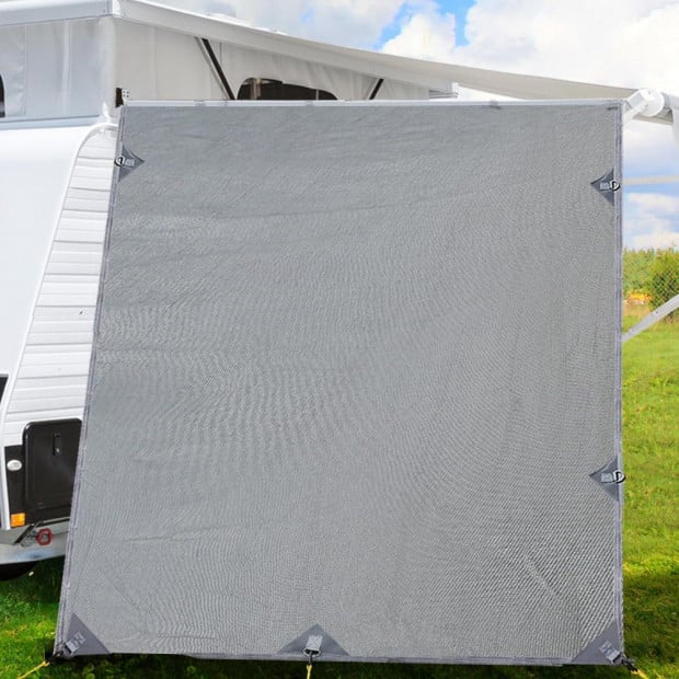 Pop Top Caravan Privacy Screen 2.1 x 1.8M Shade Wall Roll Out Awning Image 7