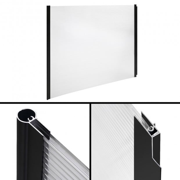 1m x 1.5m Window Door Awning Canopy Rain Cover Sun Shield Image 5