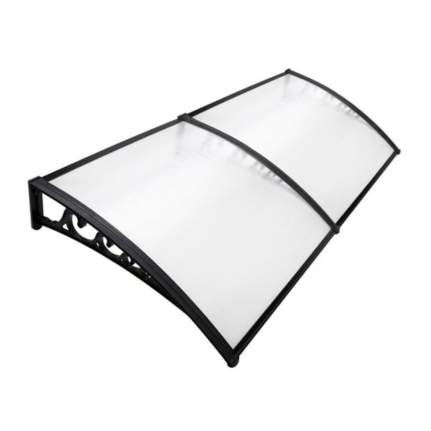 1m x 2.4m Window Door Awning Canopy Rain Cover Sun Shield