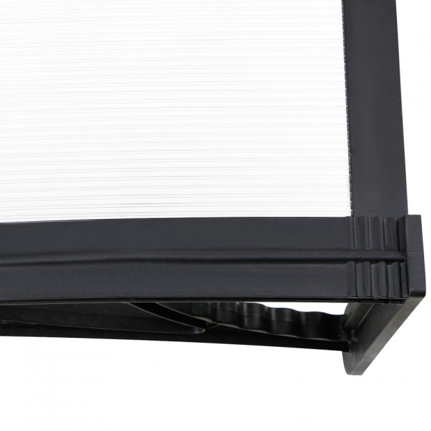 DIY Window Door Awning Cover Transparent 100 x 200cm Image 5