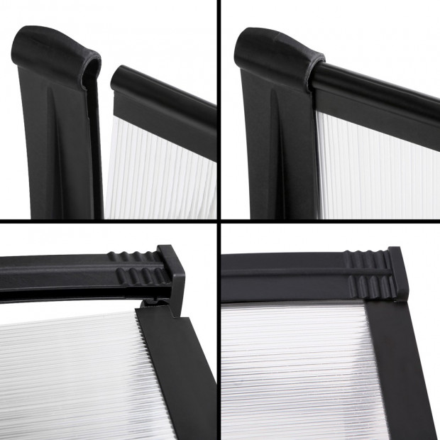DIY Window Door Awning Cover Transparent 100 x 200cm Image 7