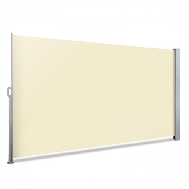 Instahut Retractable Side Awning Shade 2 x 3m - Beige Image 1