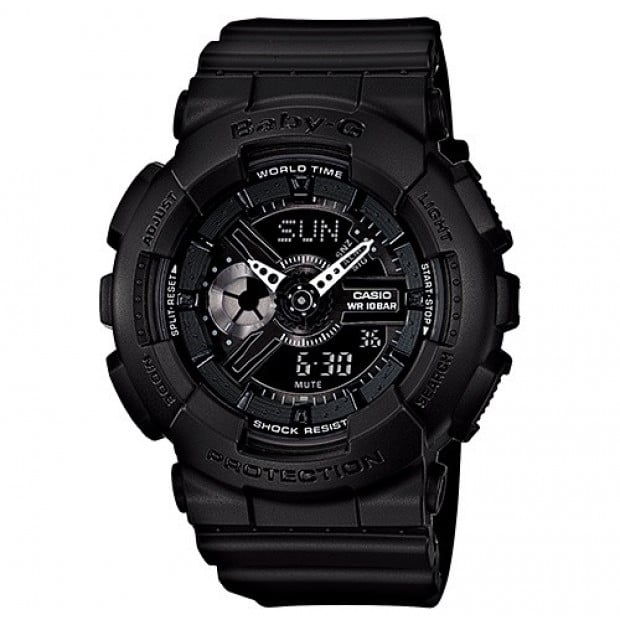 Casio Baby-G Analogue/Digital Female Black Watch BA-110BC-1A...
