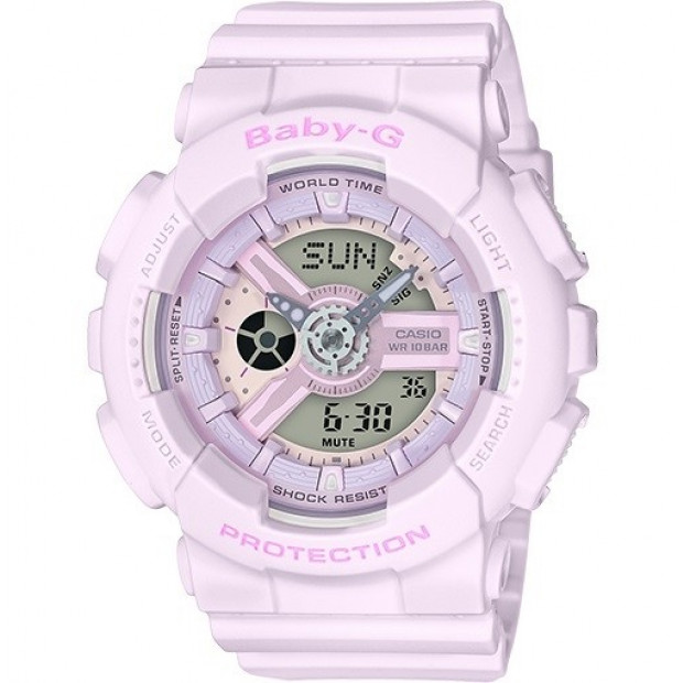 Casio Baby-G Analogue/Digital Female Pink Watch BA110-4A2 BA-110-4A2DR