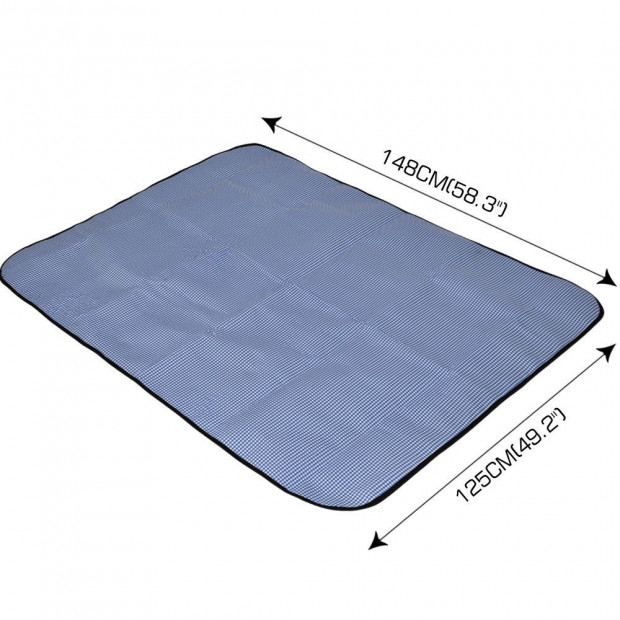 Deluxe 4 Person Picnic Basket Corporate Set Outdoor Blanket Park Trip Image 6
