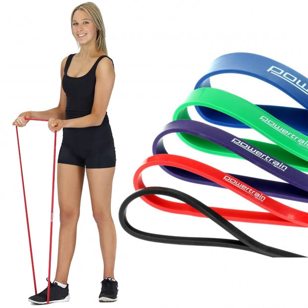 Buy Resistance Bands Heavy Duty 5pc Gym Exercise Set