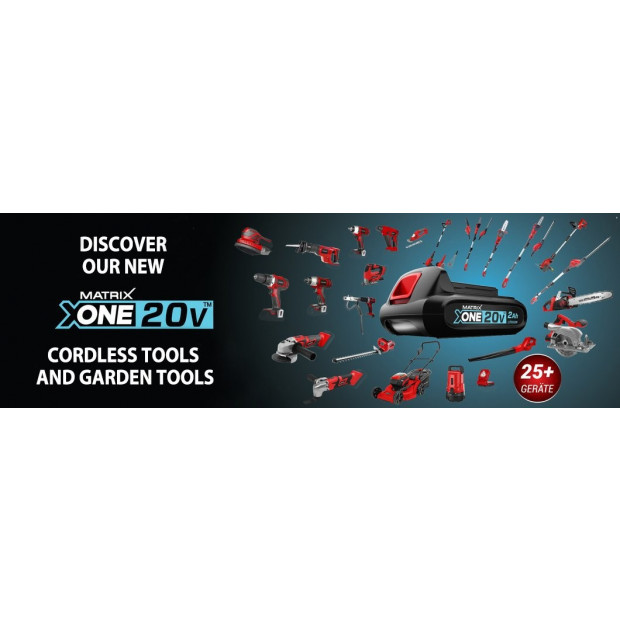 MATRIX 20V X-ONE Cordless Pole Chainsaw Kit with Battery Image 8