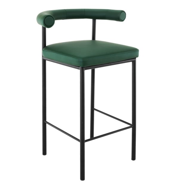 Sarantino Cedric Bar Stool - Green Image 2