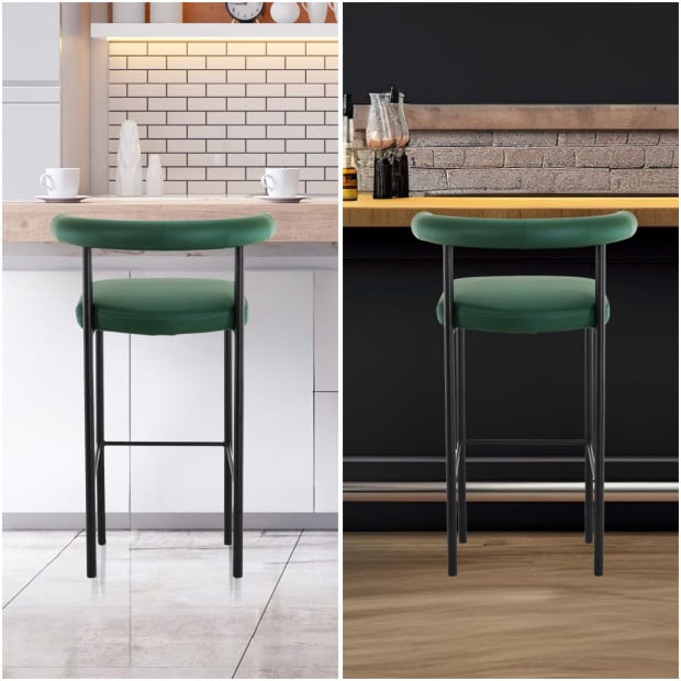 Sarantino Cedric Bar Stool - Green Image 8