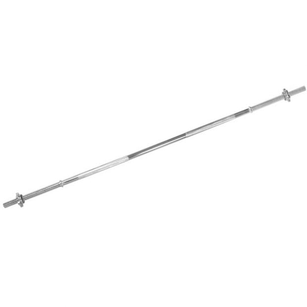 Standard 5ft barbell bar with spin locks
