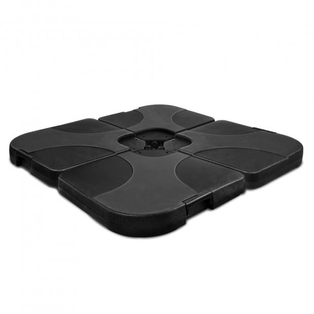 4 Piece Umbrella Base Set - Black