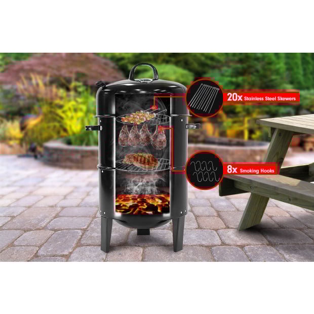 Wallaroo 3-in-1 Charcoal BBQ Smoker Image 6