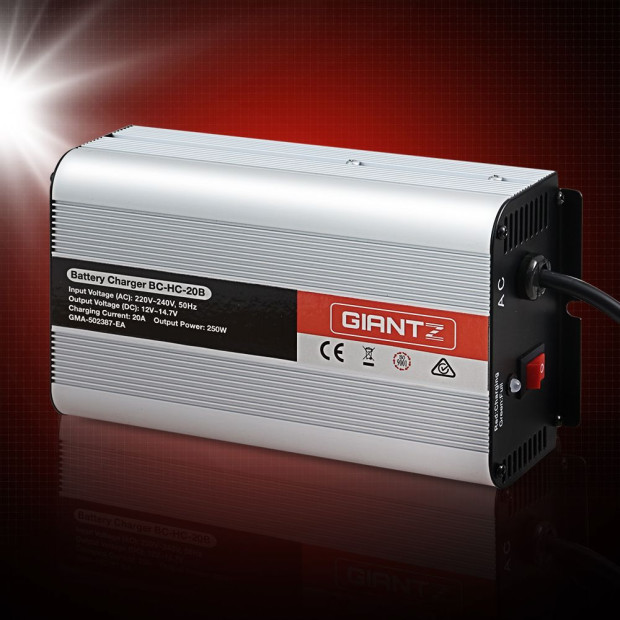 12v Car Battery Charger Inverter 20 Amp Atv 4wd Boat Caravan Image 8