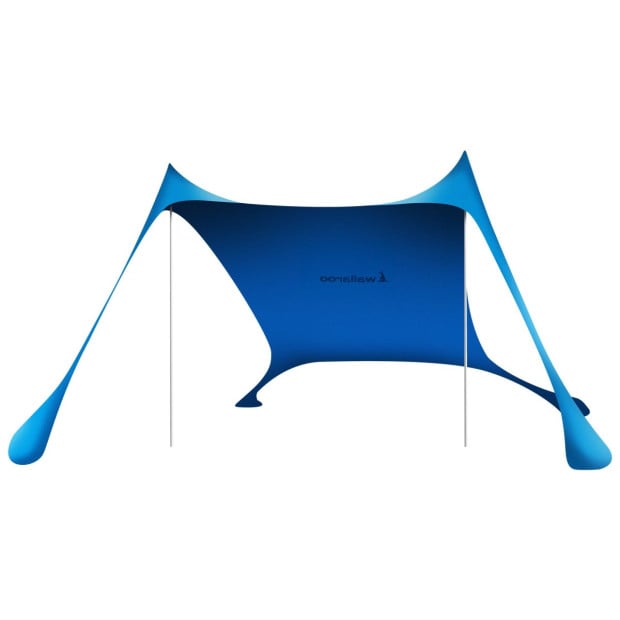 Wallaroo Beach Tent Canopy Sunshade 2m x 2m - Blue Image 2