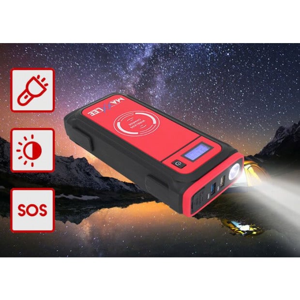 Maxxlee 1500a Car 12v Vehicle Emergency Jump Starter Battery Charger Image 3
