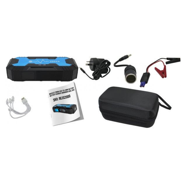 Maxxlee 2000a Car 12v Vehicle Emergency Jump Starter Battery Charger Image 7