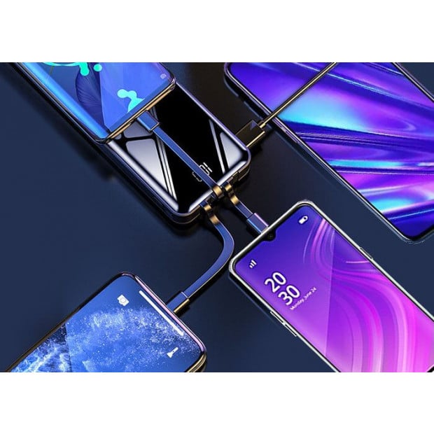 Maxxlee 20000mah Powerbank Built-in 3 Cables Battery Charge Image 6