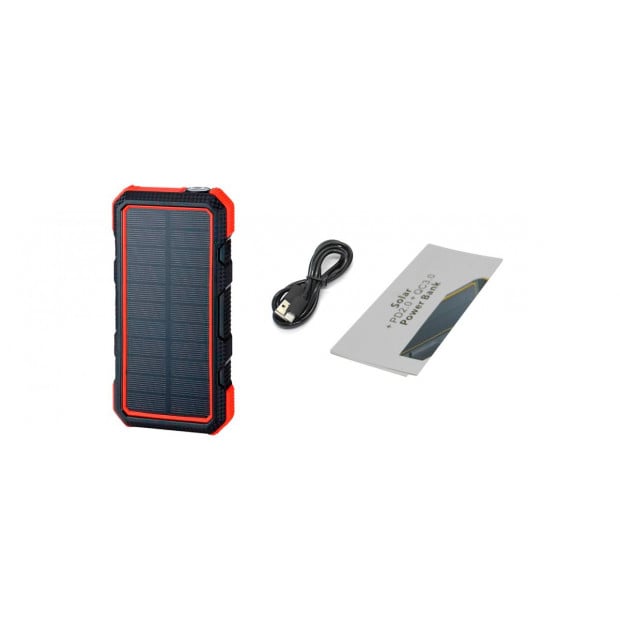 20000mah Qi Wireless Charger Solar Power Bank Image 8