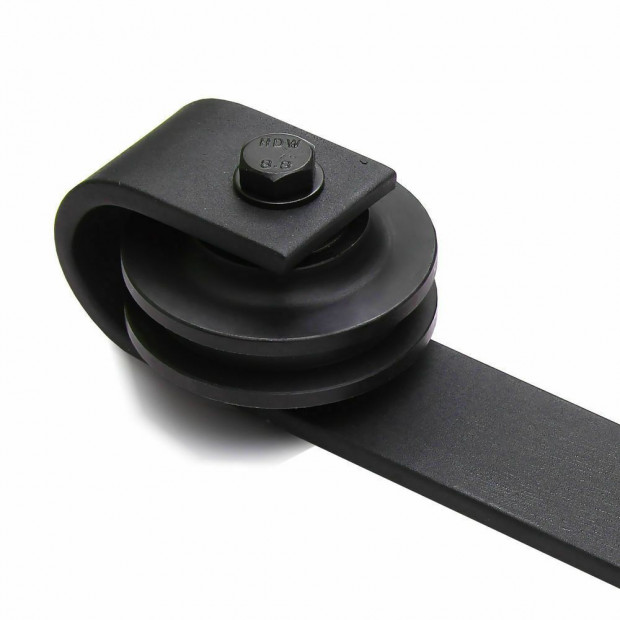 1.83M Antique Classic Style Single Sliding Door Hardware Track Roller Image 5