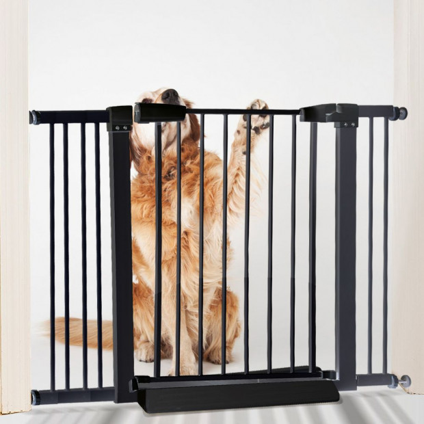 Baby Kids Pet Safety Gate Stair Barrier Doors Extension Panels 10cm BK Image 4
