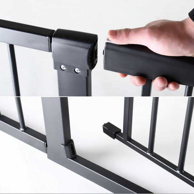 Baby Kids Pet Safety Gate Stair Barrier Doors Extension Panels 10cm BK Image 6
