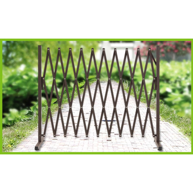 Expandable Metal Steel Safety Gate Fence Barrier Indoor Outdoor Image 3