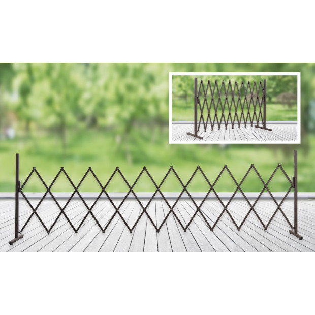 Expandable Metal Steel Safety Gate Fence Barrier Indoor Outdoor Image 5