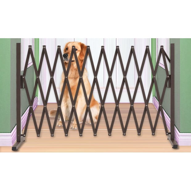 Expandable Metal Steel Safety Gate Fence Barrier Indoor Outdoor Image 7