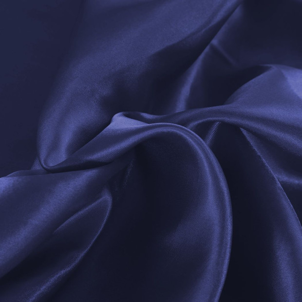 Silky Satin Quilt Cover Set Bedspread Pillowcases Summer Double Blue Image 5