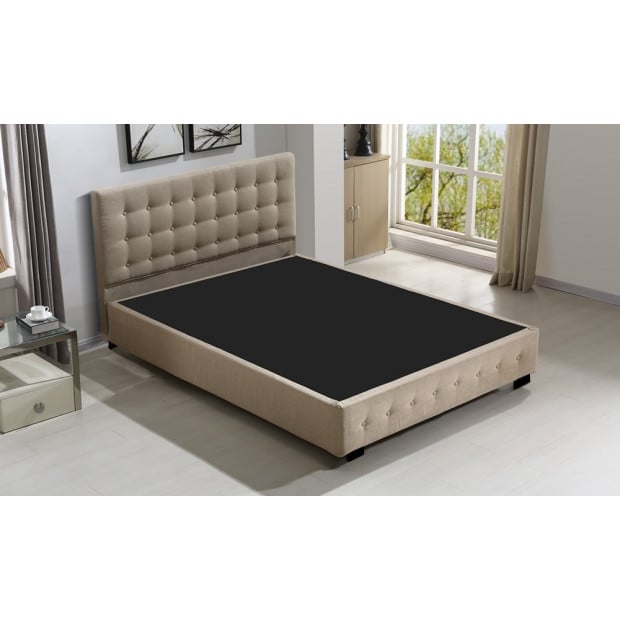 Gas Lift Storage Double Size Fabric Beige Image 4