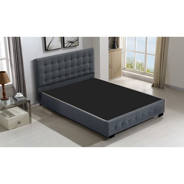 Gas Lift Storage Double Size Fabric Dark Grey Image 4