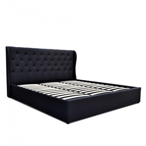 King Size Gas Lift Bed Frame - Charcoal