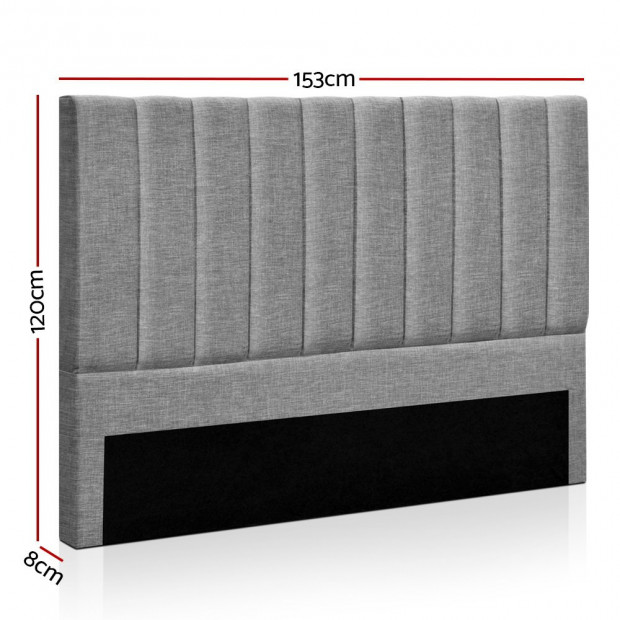 QUEEN Size Bed Head SALA Headboard for Base Frame Linen Upholstered Image 1