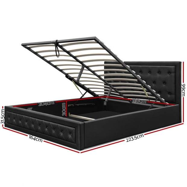 Tiyo Gas Lift Bed Frame - Queen Image 2