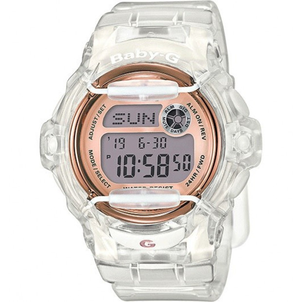 Casio Baby-G Female Transparent Digital Watch BG-169G-7BDR