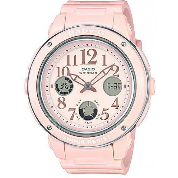 Casio Baby-G Female Pink Analogue/Digital Watch BGA150EF-4B...