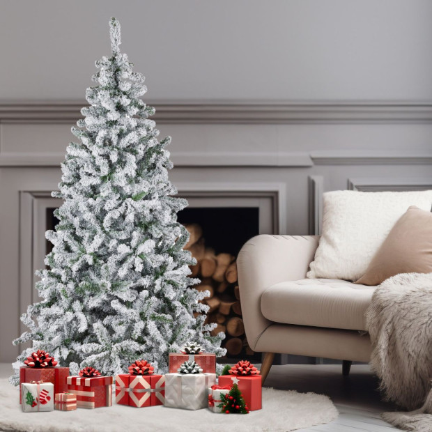 198cm feet Artifificial Christmas Tree - Snowy Emperor Image 6