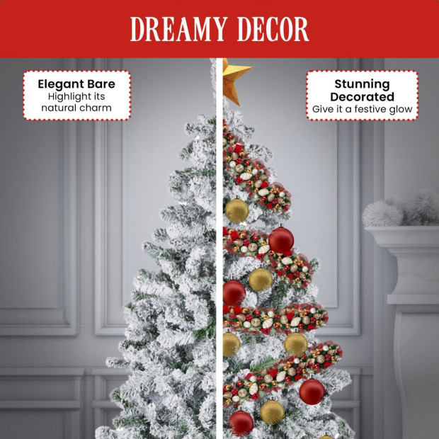 229cm Christmas Tree - Snowy Emperor Image 5