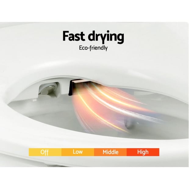 Bidet Electric Toilet Seat Cover Paper Saving Auto Smart Wash Image 6