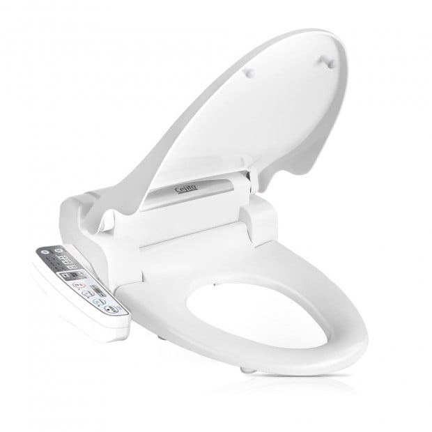 Electric Toilet Bidet - White