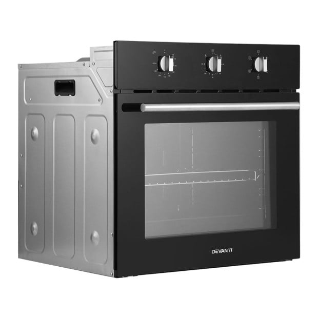 70L Electric Built In Wall Oven 60cm Convection Grill Ovens Image 4