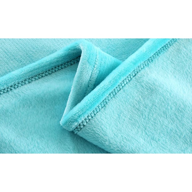 DreamZ 320GSM 220x240cm Ultra Soft Mink Blanket Warm Throw  Aubergine Image 3