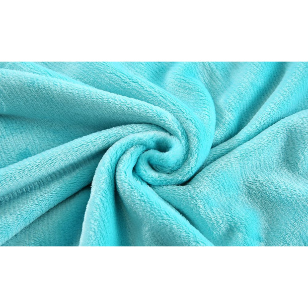 DreamZ 320GSM 220x240cm Ultra Soft Mink Blanket Warm Throw in Black Image 5