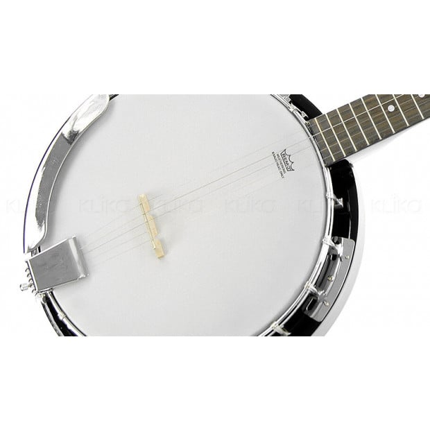 5 String Resonator Banjo Black Image 3