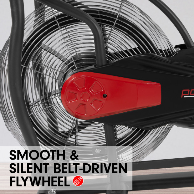 PowerTrain Air Resistance Exercise Bike Spin Fan Equipment Cardio Image 10