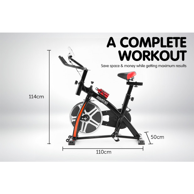 Powertrain XJ-91 Home Gym Exercise Bike - Black Image 3